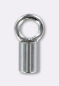 Embout à écraser pour cordon 6x2 mm argent vieilli x2