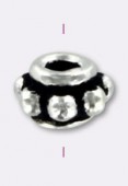 Argent 925 Bali style perle intercalaire 4x2 mm x1