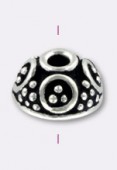 Argent 925 Bali style coupelle 7x4 mm x1