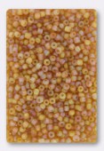 Rocaille 2 mm matte topaz AB x20g