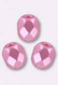 Facette 4 mm pastel pink x50