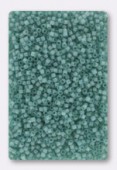 Miyuki Delica 11/0 DB0385 matted sea glass green x10g
