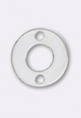Argent 925 intercalaire cercle évidé 10 mm x1