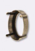 Sertissure pour cabochon ovale 18x13 mm bronze x1