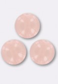 Ronde 8 mm milky pink x12