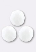 Facette 8 mm chalk white x12