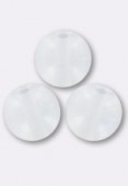 Ronde 4 mm white opal x50