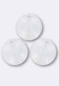 Ronde 4 mm white opal x50