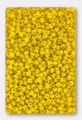 Rocaille 2 mm yellow opaque x20g