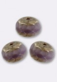 Ronde aplatie 6x9 mm opaque lilac picasso x6