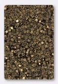 Miyuki Square beads 1.8 mm SB-0457 metallic dark bronze x10g