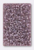 Miyuki Square beads 1.8 mm SB-0142FR Matt transp Sm amethyst AB x10g