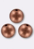 Ronde 6 mm vintage copper x24