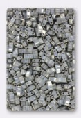 Miyuki Half Tila Beads HTL-1865 opaque smoke grey luster x10g