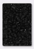 Miyuki Half Tila Beads HTL-0401F black matted x10g