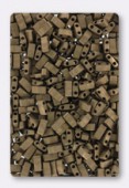 Miyuki Half Tila Beads HTL-2006 metallic dark bronze matted x5g