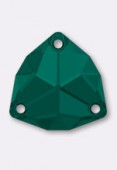 Trilliant à coudre 3272 16 mm emerald F x1