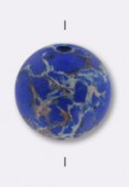 Blue sea sediment matte ronde 10 mm x4