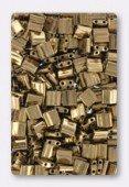 Miyuki Tila Beads TL-0457 metallic dark bronze x10g