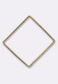 Estampe fil carré 1,1x30 mm bronze x1