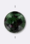 Rubis sur zoisite chinois ronde 4 mm x12