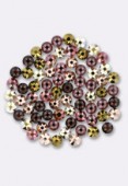 Strass 2088 SS20 5 mm mélange 6 couleurs x72