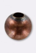 Perle en métal ronde 3 mm cuivre x100