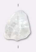 Cristal de roche brute en forme libre 20 à 25 mm x1