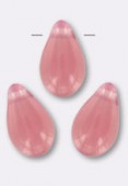 Goutte 6x9 mm pink opal x4