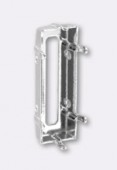 Sertissure pour baguette 21x7 mm argent x1