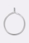 Créole 18 mm argent x2