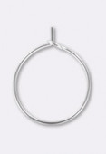 Créole 15 mm argent x2