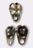 Cache nœud 3 mm bronze x10