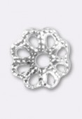 Coupelle 6 mm argent x50