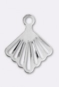 Estampe pendentif alcance 20x17 mm argent x1