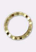 Estampe anneau guilloché 8 mm or x2