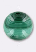 Malachite ronde 10 mm x1