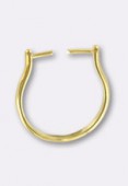 Argent 925 doré 24K bague interchangeable x1