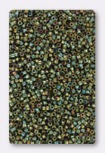 Miyuki Delica 11/0 DB0024 metallic green AB x5g