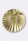 Estampe sequin palme 20 mm or x1