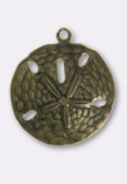 Estampe breloque dollar des sables bronze x1 Estampe breloque dollar des sables bronze x1