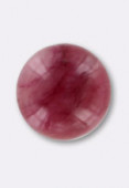 Rhodonite rose cabochon 12 mm x1