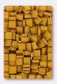 Miyuki Tila Beads TL-2312 matted opaque mustard x10g