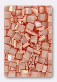 Miyuki Tila Beads TL-0596 opaque salmon luster x10g