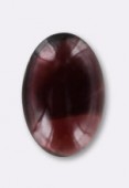 Grenat cabochon 6x4 mm x1