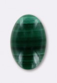 Malachite cabochon 6x4 mm x1