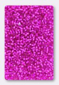 Miyuki Delica 11/0 DB1340 silver lined bright fuchsia dyed x10g