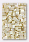 Miyuki Tila Beads TL-0486 ivory pearl ceylon AB x10g