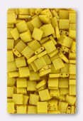 Miyuki Tila Beads TL-2311 matted opaque canary x10g