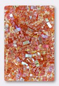 Miyuki Half Tila Beads HTL-4576 crystal orange rainbow x10g